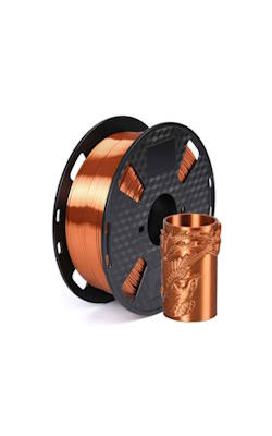 Metallic Silk: Copper Filament